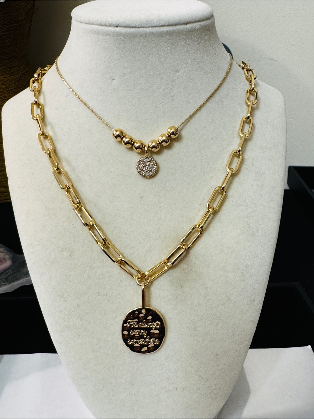 Lilly Pulitzer Gold-Tone Layered Pendant Necklace Set